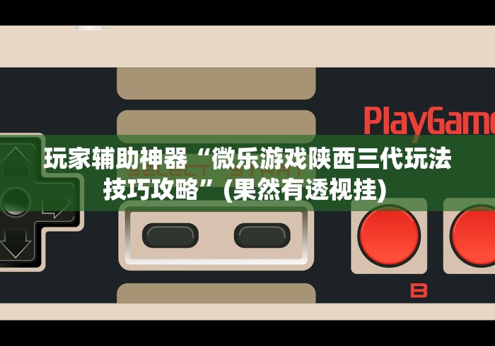 玩家辅助神器“微乐游戏陕西三代玩法技巧攻略”(果然有透视挂) 
