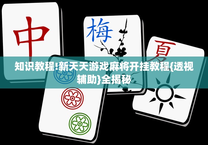 知识教程!新天天游戏麻将开挂教程{透视辅助}全揭秘 知识教程!新天天游戏麻将开挂教程{透视辅助}全揭秘