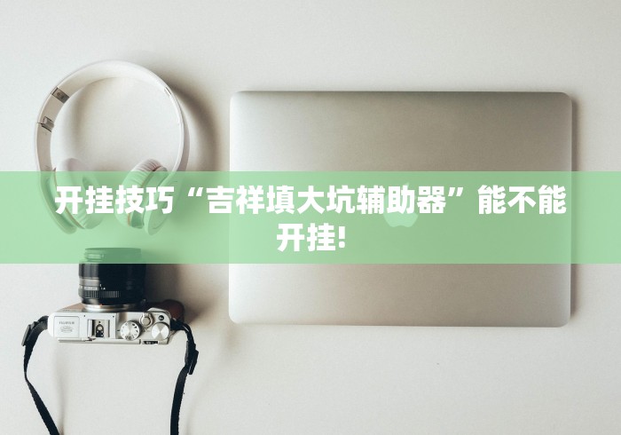 开挂技巧“吉祥填大坑辅助器”能不能开挂!