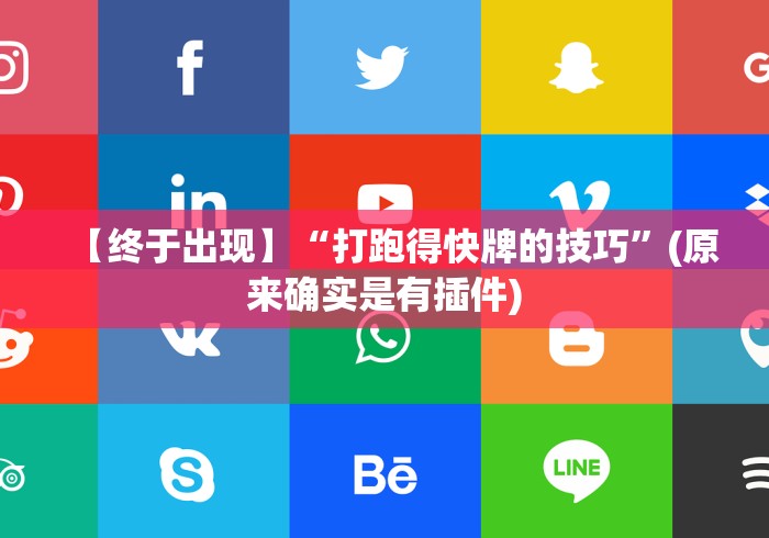 【终于出现】“打跑得快牌的技巧”(原来确实是有插件)