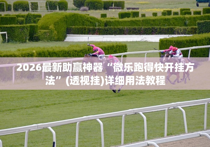 2026最新助赢神器“微乐跑得快开挂方法”(透视挂)详细用法教程