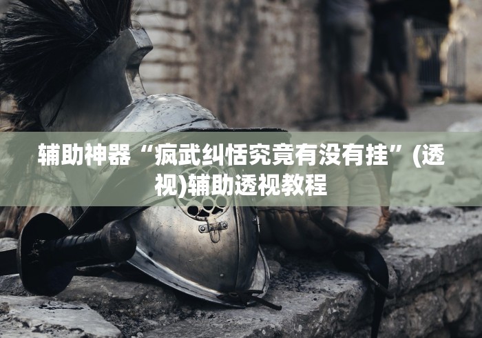 辅助神器“疯武纠恬究竟有没有挂”(透视)辅助透视教程