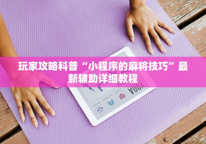 玩家攻略科普“小程序的麻将技巧”最新辅助详细教程