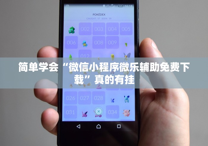 简单学会“微信小程序微乐辅助免费下载”真的有挂