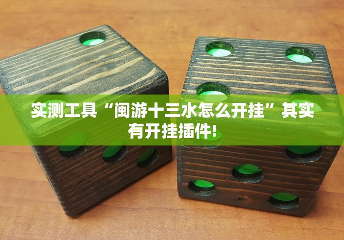 实测工具“闽游十三水怎么开挂”其实有开挂插件!