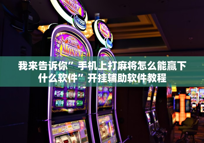 我来告诉你”手机上打麻将怎么能赢下什么软件”开挂辅助软件教程