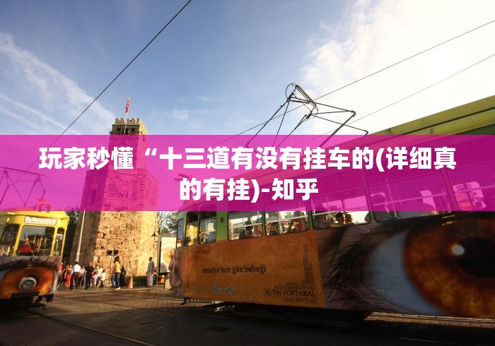 玩家秒懂“十三道有没有挂车的(详细真的有挂)-知乎