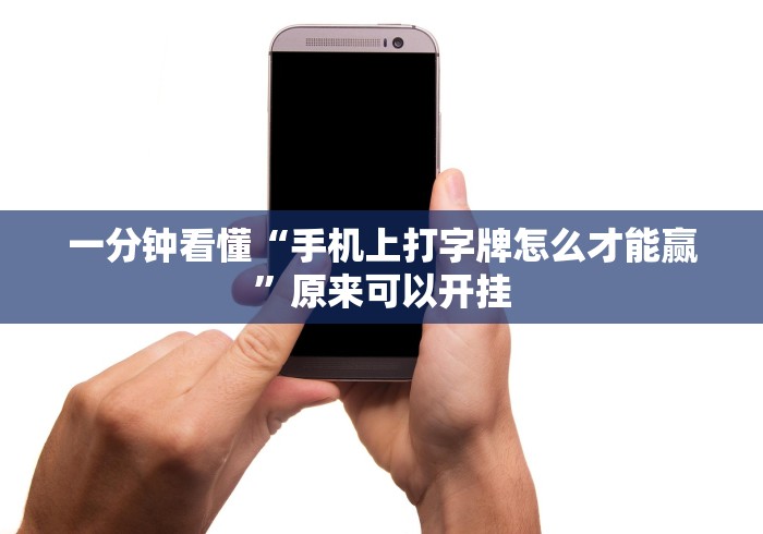 一分钟看懂“手机上打字牌怎么才能赢”原来可以开挂