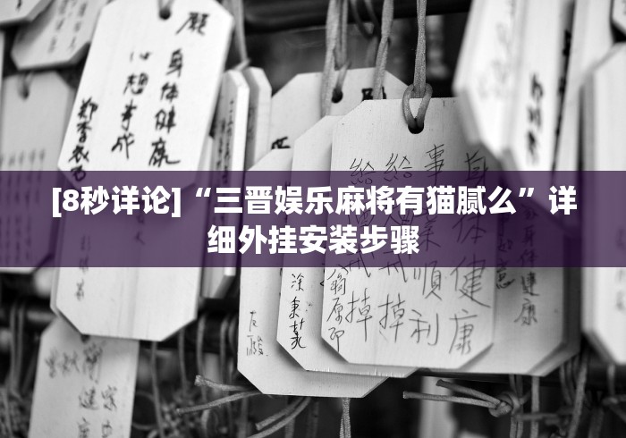 [8秒详论]“三晋娱乐麻将有猫腻么”详细外挂安装步骤