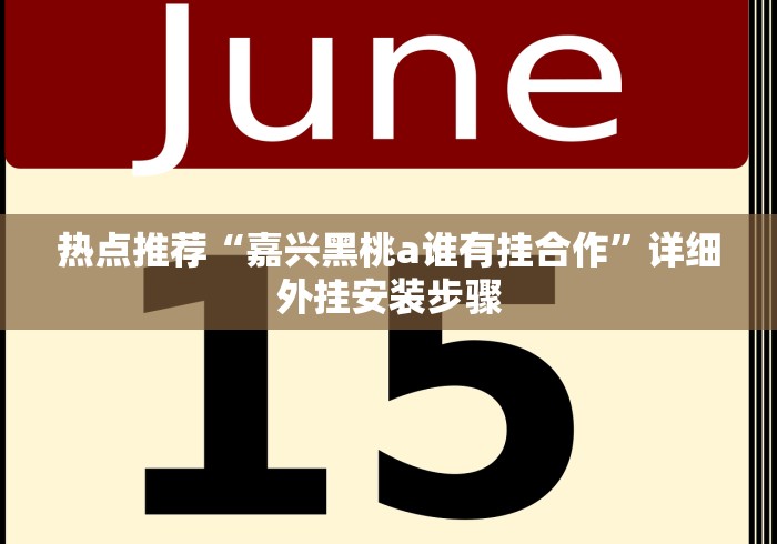 热点推荐“嘉兴黑桃a谁有挂合作”详细外挂安装步骤