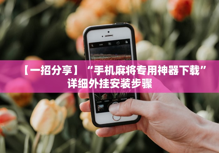 【一招分享】“手机麻将专用神器下载”详细外挂安装步骤