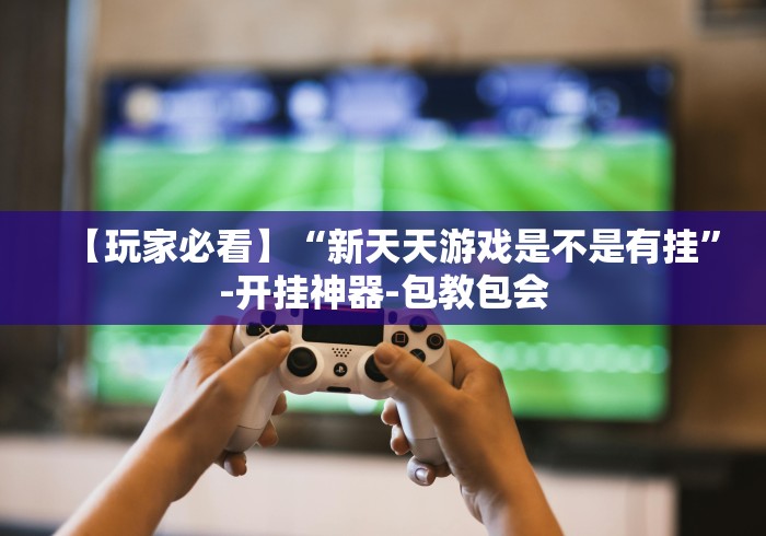 【玩家必看】“新天天游戏是不是有挂”-开挂神器-包教包会