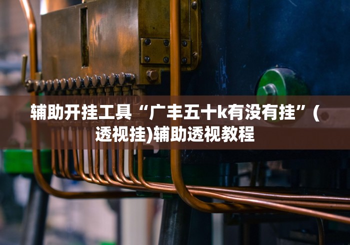 辅助开挂工具“广丰五十k有没有挂”(透视挂)辅助透视教程