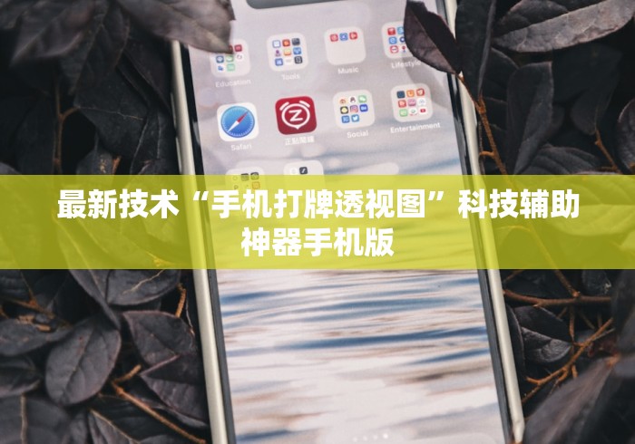 最新技术“手机打牌透视图”科技辅助神器手机版