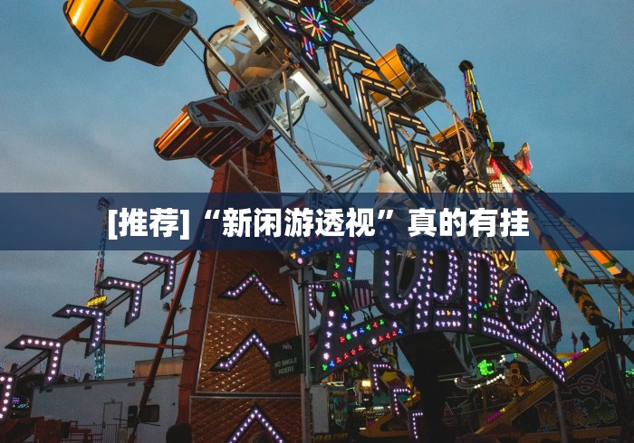 [推荐]“新闲游透视	”真的有挂