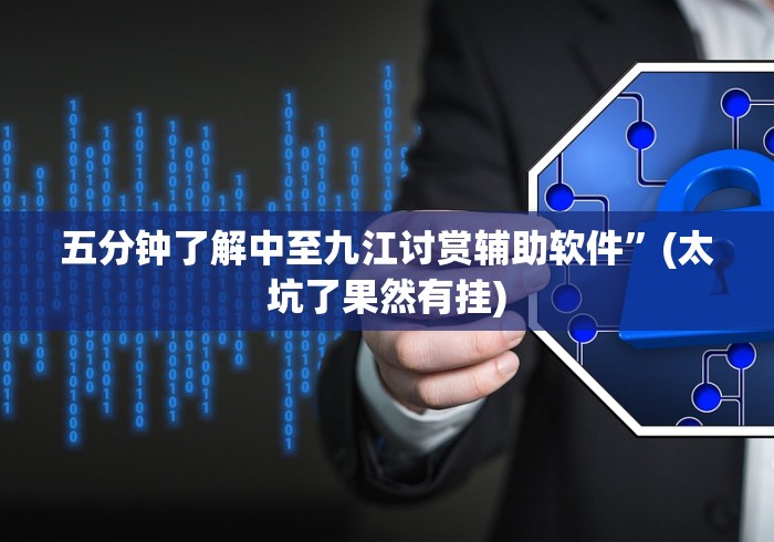 五分钟了解中至九江讨赏辅助软件”(太坑了果然有挂)