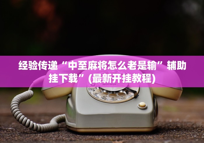 经验传递“中至麻将怎么老是输”辅助挂下载	”(最新开挂教程)