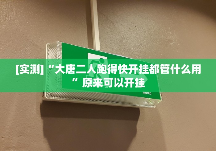 [实测]“大唐二人跑得快开挂都管什么用”原来可以开挂