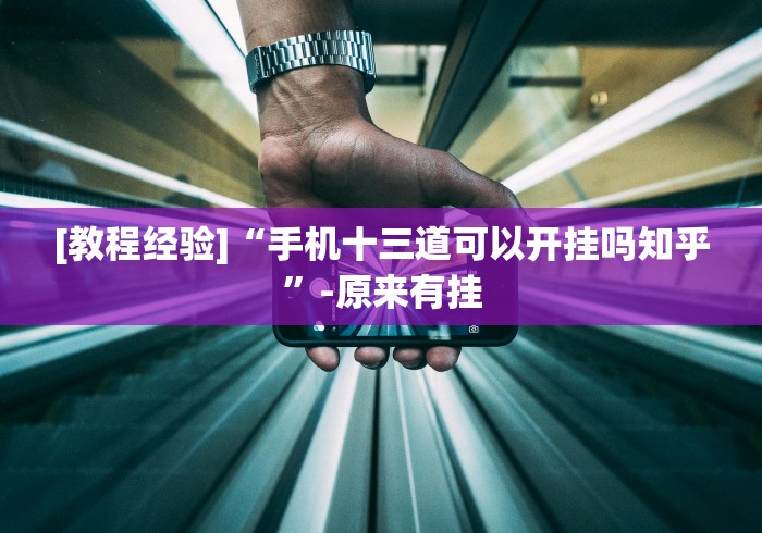[教程经验]“手机十三道可以开挂吗知乎	”-原来有挂