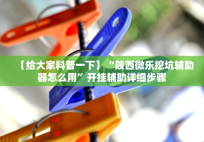 【给大家科普一下】“陕西微乐挖坑辅助器怎么用	”开挂辅助详细步骤