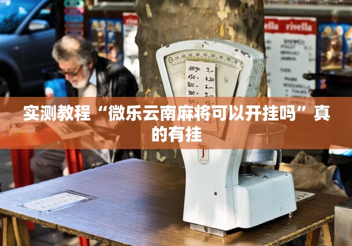 实测教程“微乐云南麻将可以开挂吗”真的有挂