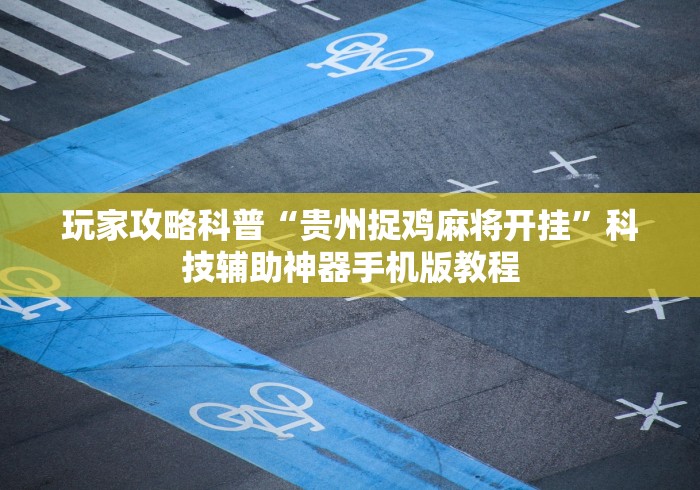 玩家攻略科普“贵州捉鸡麻将开挂”科技辅助神器手机版教程
