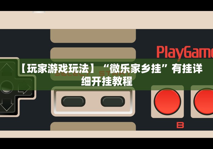 【玩家游戏玩法】“微乐家乡挂	”有挂详细开挂教程