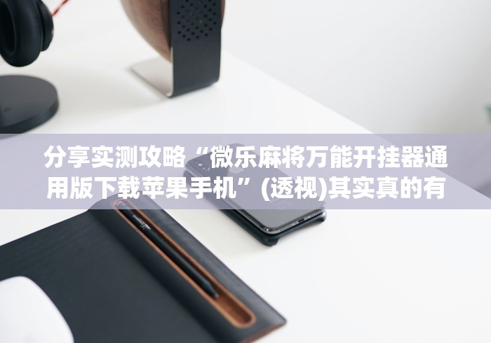 分享实测攻略“微乐麻将万能开挂器通用版下载苹果手机”(透视)其实真的有挂