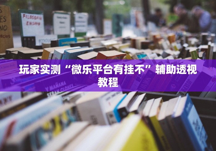 玩家实测“微乐平台有挂不”辅助透视教程