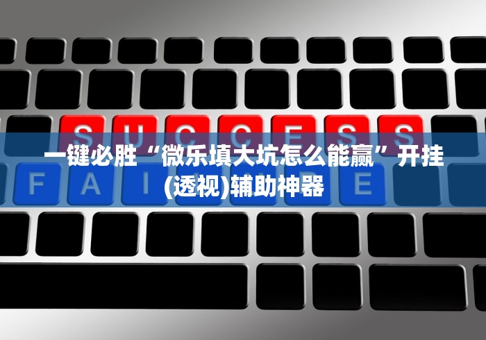 一键必胜“微乐填大坑怎么能赢	”开挂(透视)辅助神器