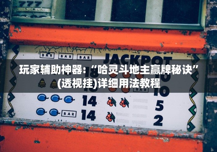 玩家辅助神器:“哈灵斗地主赢牌秘诀”(透视挂)详细用法教程