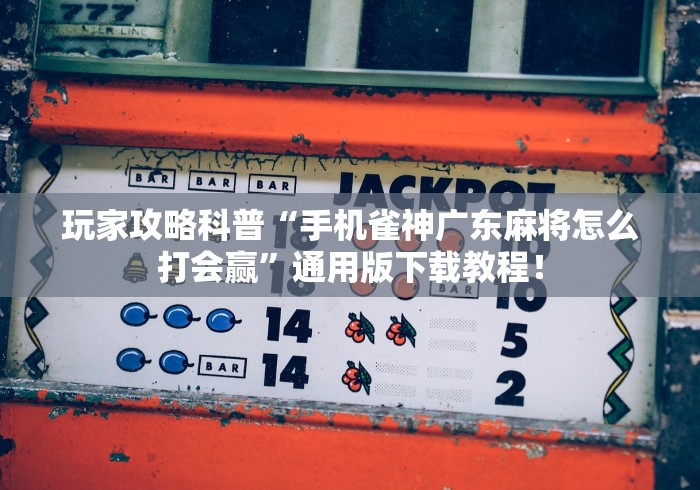 玩家攻略科普“手机雀神广东麻将怎么打会赢	”通用版下载教程！