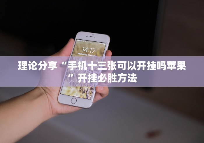 理论分享“手机十三张可以开挂吗苹果”开挂必胜方法