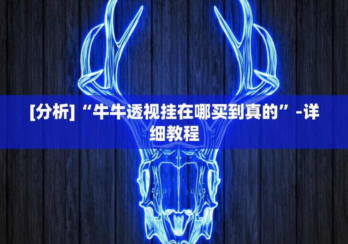 [分析]“牛牛透视挂在哪买到真的”-详细教程