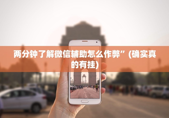 两分钟了解微信辅助怎么作弊”(确实真的有挂)
