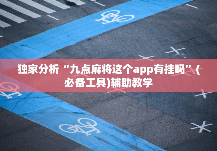 独家分析“九点麻将这个app有挂吗”(必备工具)辅助教学