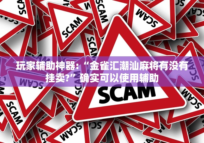玩家辅助神器:“金雀汇潮汕麻将有没有挂卖?	”确实可以使用辅助
