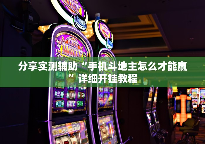 分享实测辅助“手机斗地主怎么才能赢”详细开挂教程